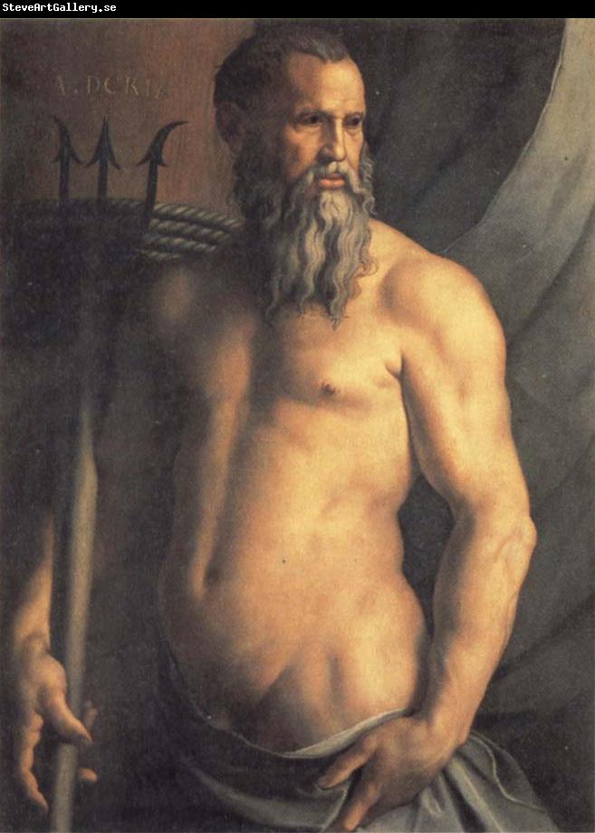 Agnolo Bronzino Portrait des Andrea Doria als Neptun